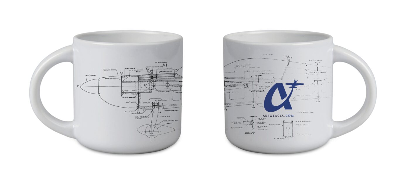 Kubek akrobacja.com, blueprint Extra 300