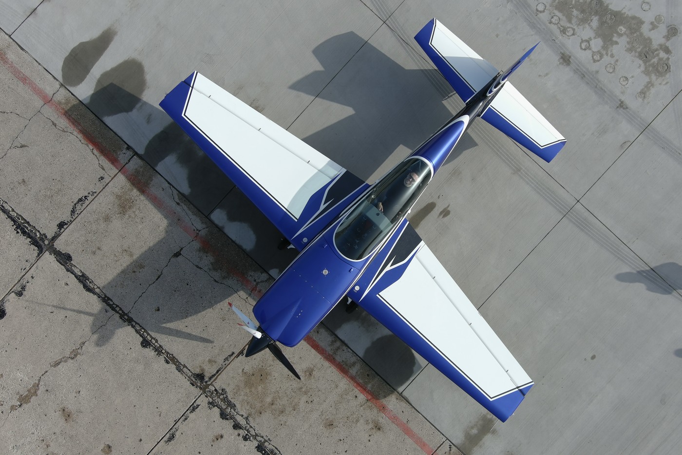 Extra 300L SP-EKS — widok z góry